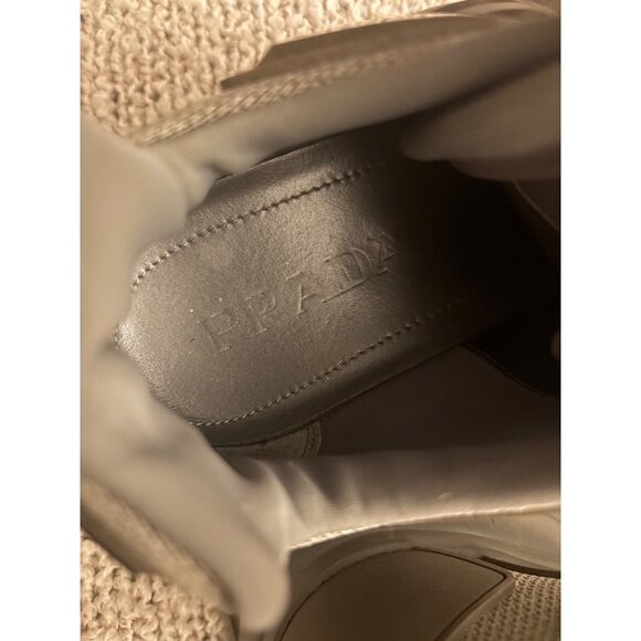 Prada Cloudbust Thunder Sneakers Size 7 Gray Lug Sole Made In Italy - Picture 5 of 6